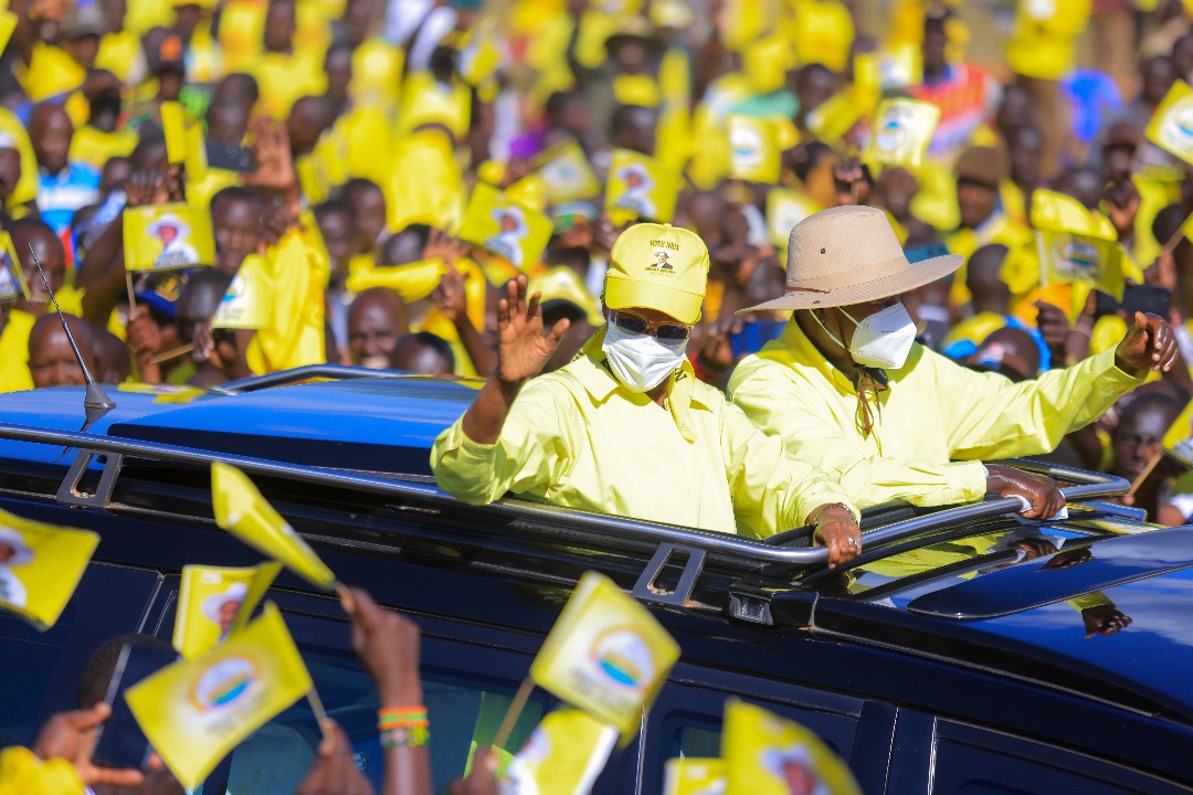Residents of Amudat district &amp; Karamoja sub region promises 13 Million votes for NRM presidential flag bearer Yoweri Museveni. In the last Presidential Elections, Amudat had 43,647 registered voters &amp; 31,453 (72.1%) voted. President Museveni, the NRM flag bearer, polled 97.6%.