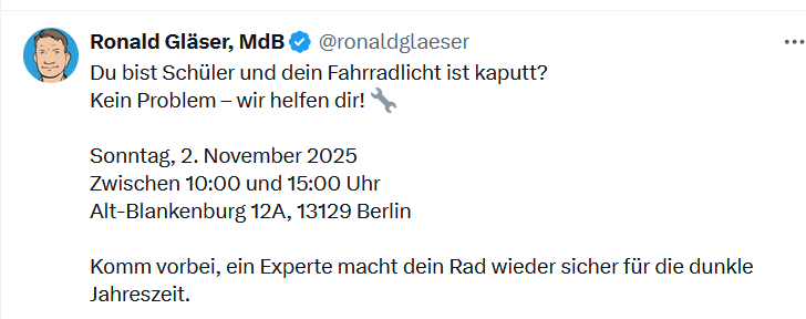 Kaum zu glauben, die AfD macht was Sinnvolles.
Und ja, ich weiß, dass es ein übler Bauenfängertrick ist um an Kinder zu kommen. Aber Kinderschutz interessiert die Blautzis ja nur, wenn es gegen Minderheiten geht.
