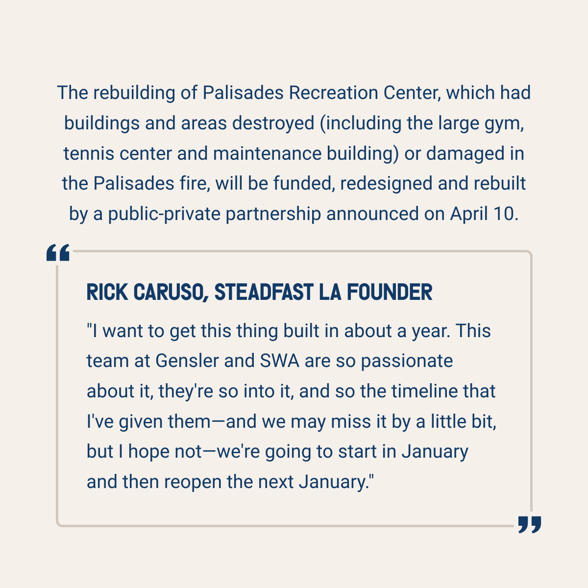 Steadfast LA tweet media