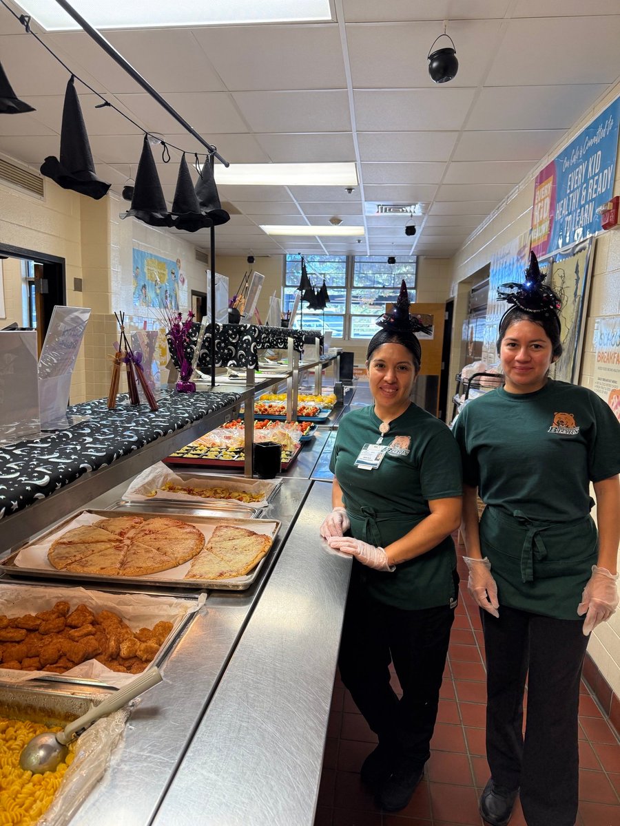 FCSNutrition's tweet photo. 👻Ghoul Morning, Fulton County!🎃Slide into the cafeteria and sink your fangs into a menu that’s scary good and spook-tacularly nutritious!🥦🍎From “Monster Mac N Cheese” to “Phantom Favorite Pizza” and “Frightful Fresh Fruit,” we’re keeping it creepy &amp; healthy. 💀🍽️ https://t.co/Z0dsrdsspa