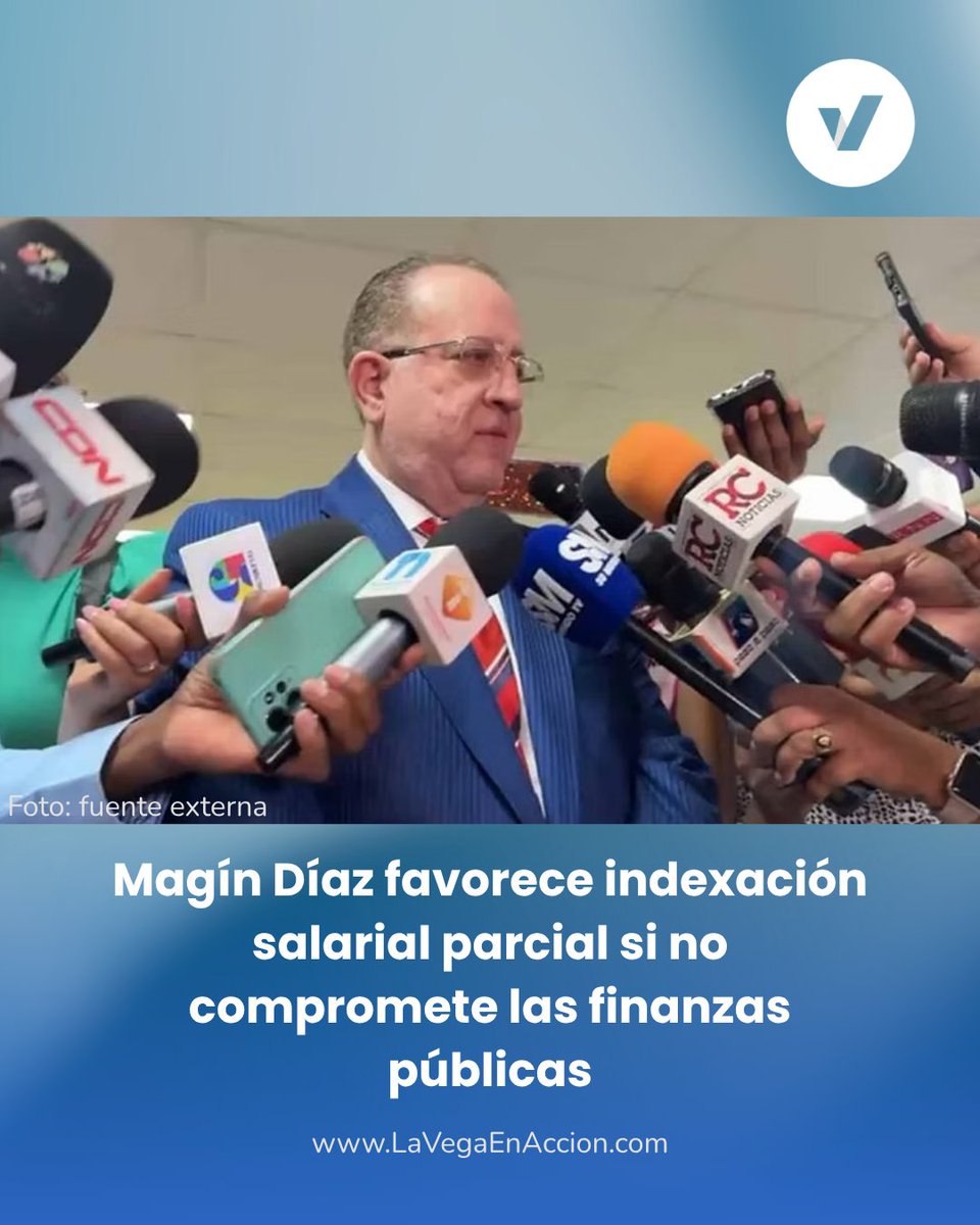 LaVega_enAccion's tweet image. El ministro Magín Díaz apoya una indexación salarial parcial del ISR sobre salarios altos, evaluando su impacto fiscal y dentro de una reforma tributaria integral.

#ISR
#Indexación
#Salarios
#RepúblicaDominicana
#Economía
#Finanzas
#ReformaFiscal 

 🌐 lavegaenaccion.com