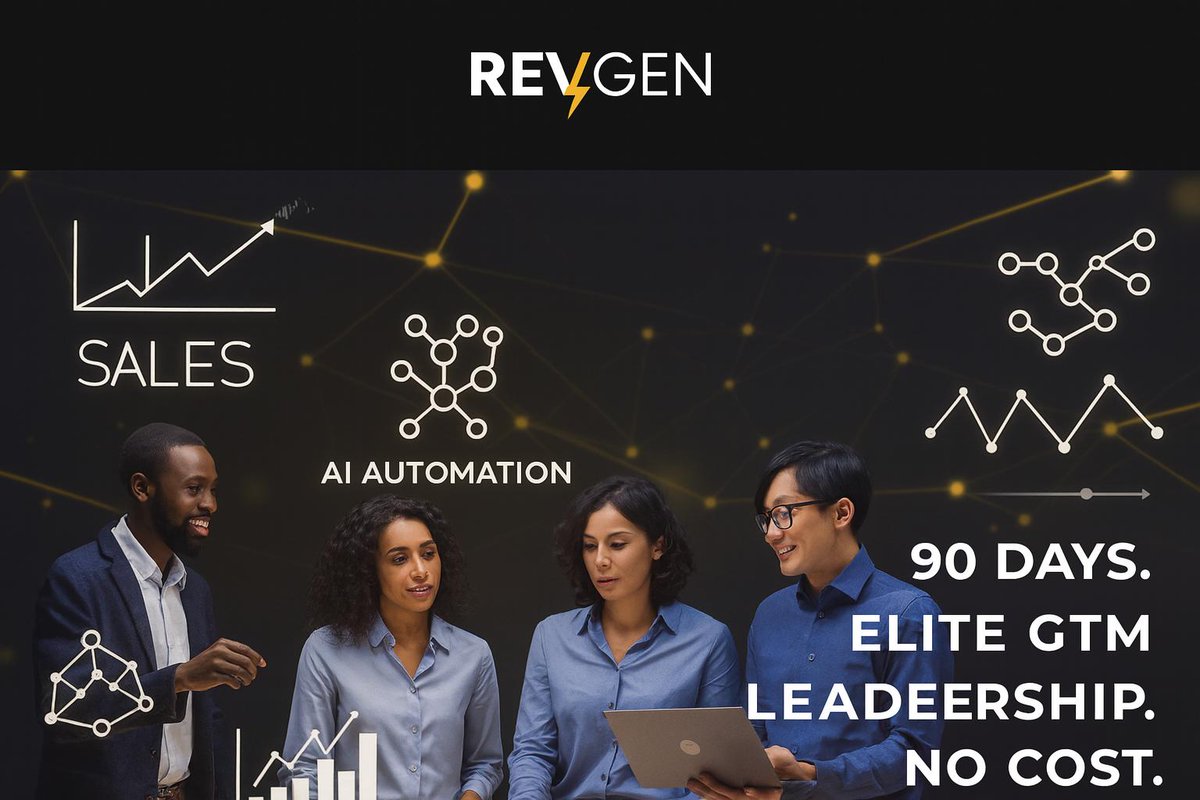 What could your pipeline look like with 90 extra days of elite GTM leadership at no cost?

Lock in an annual REVGEN On-Demand Leadership subscription and get 3 months free. You get a hands-on extension of your leadership team that aligns Marketing, Sales, and CS, instal