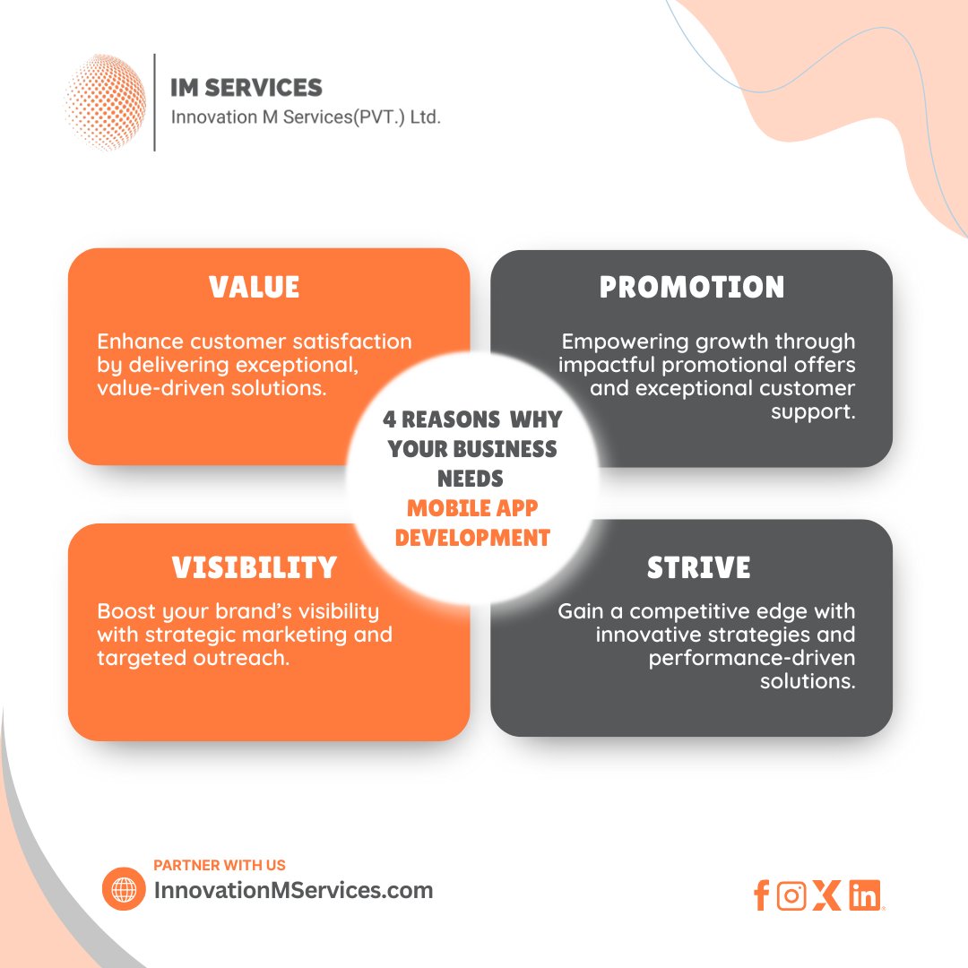 innovationms1's tweet image. Discover the top 4 reasons why investing in mobile app development can transform your business.

#MobileAppDevelopment #TechTrends #InnovationMServices

Address: Suite # 103 181 N Grant St Canby, OR 97013 United States
Phone No: +1 541-632-8772