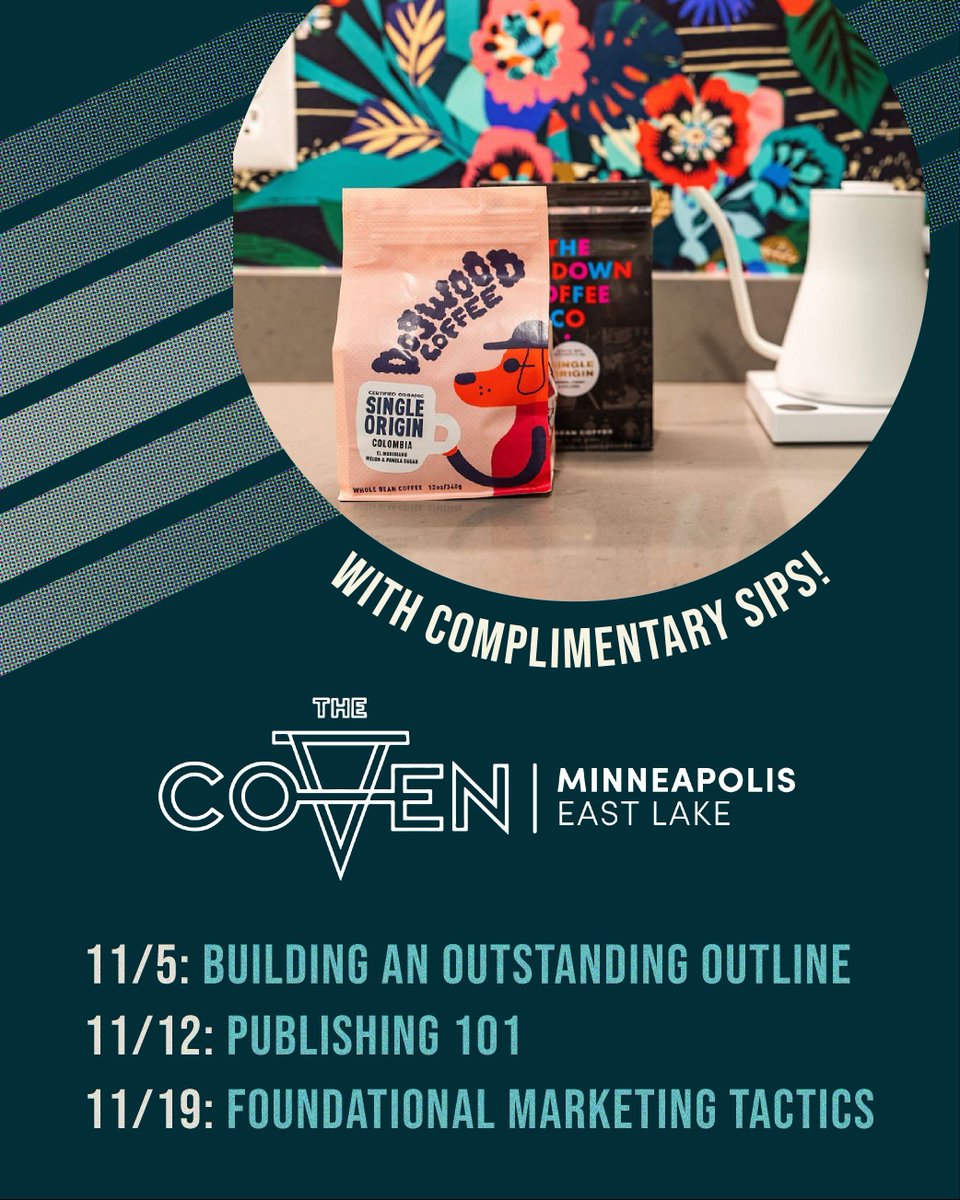Wiseink's tweet photo. Why should you attend the WriteWise program? ✏️📄 You'll receive 3 informative sessions that will guide you through major aspects of the publishing process! @thecovenco

Sessions begin November 5th, so register now! https://t.co/A98TD5mO8h https://t.co/1c3yn0iSHg