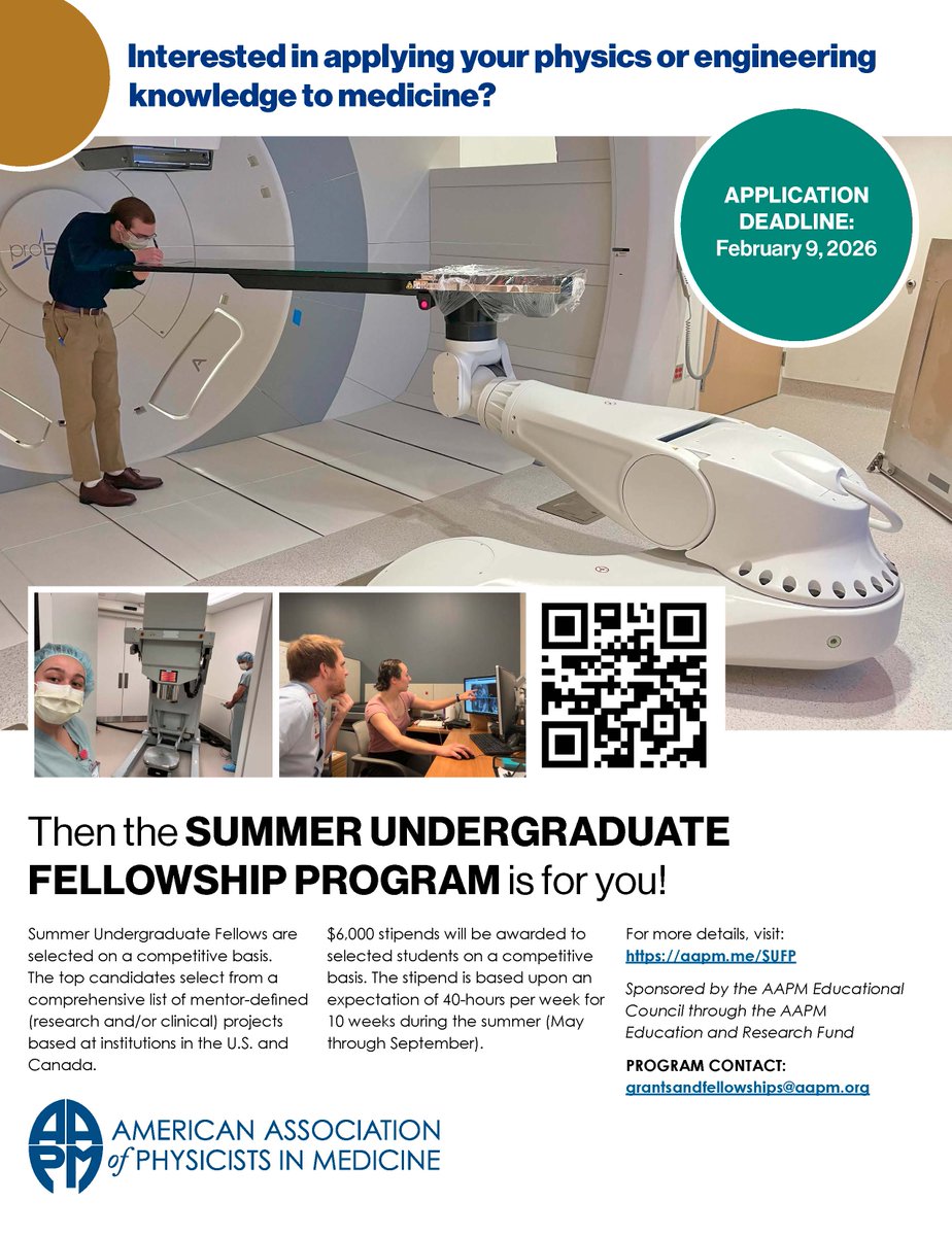 American Association of Physicists in Medicine tweet media