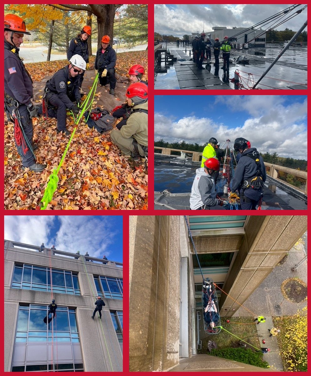 MassDFS's tweet image. #TechRescue Tuesday: The Mass Fire Academy recently delivered its Rope Rescue: Operational Level course at #WestminsterMA FD. Firefighters from across the state trained for rescue ops in low- and high-angle environments. Great work by our students, instructors, and support staff!