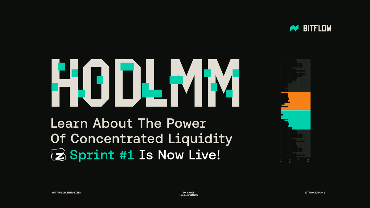 bitflow's tweet photo. 🌊 HODLMM Sprint #1 is live on Zealy!

Learn about the power of concentrated liquidity. Grind.  Climb the leaderboard. Win.

💰 Prize Pool: 210 STX + ⚡️50 Zealy Zaps
🗓️ Oct 28, 2025 – Nov 4, 2025 https://t.co/Zw93M8mlVF