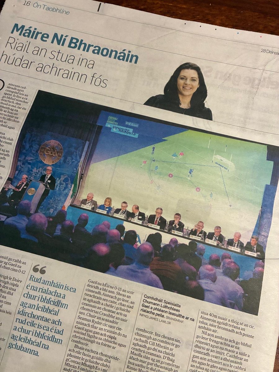 m_nibhraonain's tweet image. Mo cholún spórt i Scéal san @IrishTimes