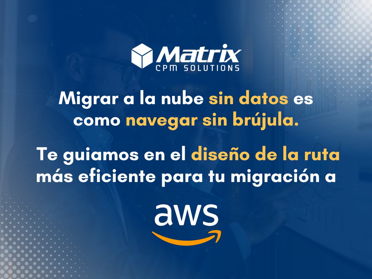 matrixcpm's tweet image. 🔍 Expertos analizan tu entorno para estrategia óptima de migración.
📊 Evaluación gratuita: workloads, licencias, escenarios y costos.
🎯 Decisiones con datos confiables.
✅ Migrar con datos = confianza.
📧 contactos@matrixcpmsolutions.com
#DataDriven #EstrategiaCloud #MatrixAWS