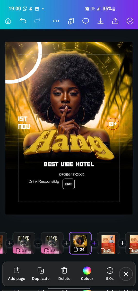 IbrahimKing01's tweet image. Work done💯
A. How it started with @canva
B. How it ended
#GraphicDesigner #viral