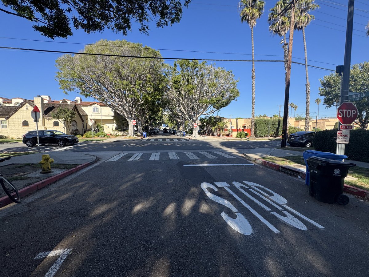 And thus an All-Way Stop intersection was born.

When visibility of oncoming traffic is limited (see last photo far right), an all-way stop helps drivers and pedestrians cross safely!