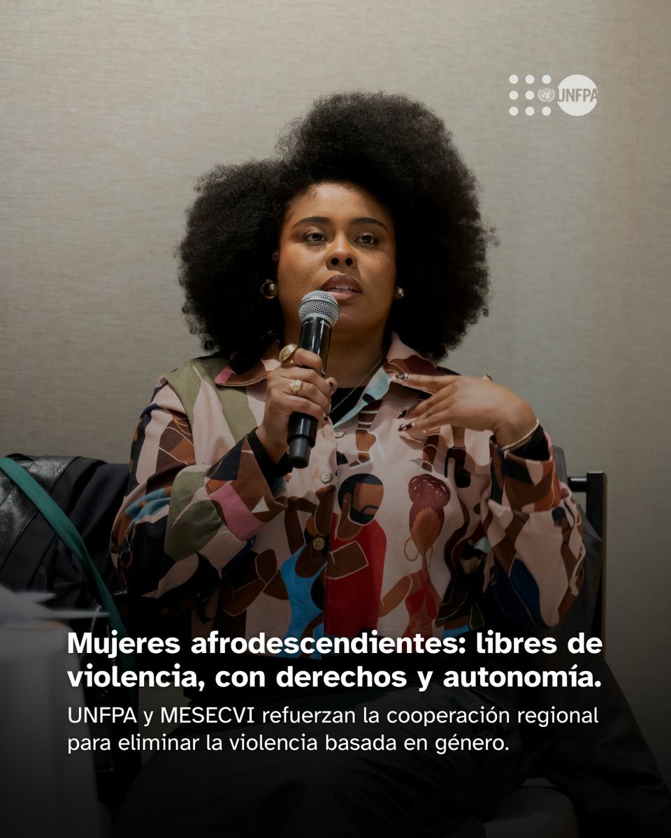 📍 En Lima se presentó la Recomendación General N.º 5 sobre violencia de género contra las mujeres afrodescendientes y el Cuarto Informe Hemisférico sobre la Convención de Belém do Pará.

El evento, coorganizado por UNFPA Perú, UNFPA LACRO y el MESECVI, reafirmó el compromiso