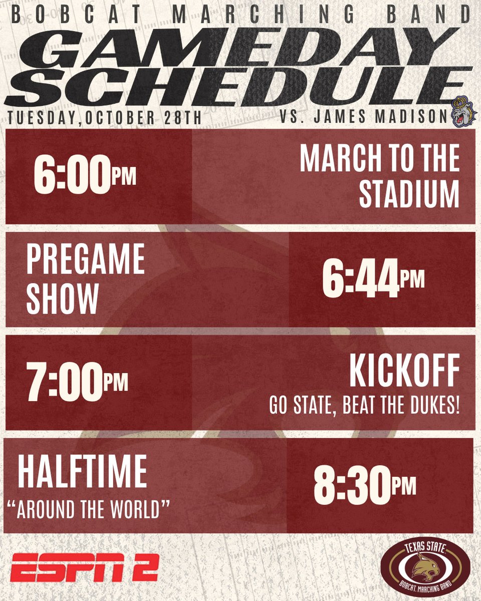 TXST Bands tweet media