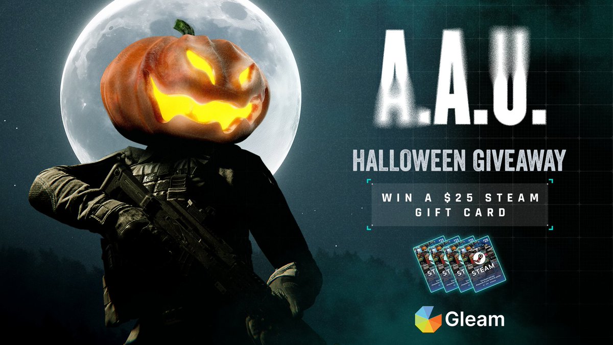 AAUBlackSite's tweet photo. As an A.A.U. operative, you risk everything to stay alive in Uzovnica… now it’s time to get rewarded. 💀

Join our #giveaway to win a $25 Steam Gift Card while preparing to face the horrors in A.A.U. Black Site.

Gather your entries on Gleam! ⬇️
https://t.co/Cmb0XShmHS

#gaming #indiegame #horrorgame