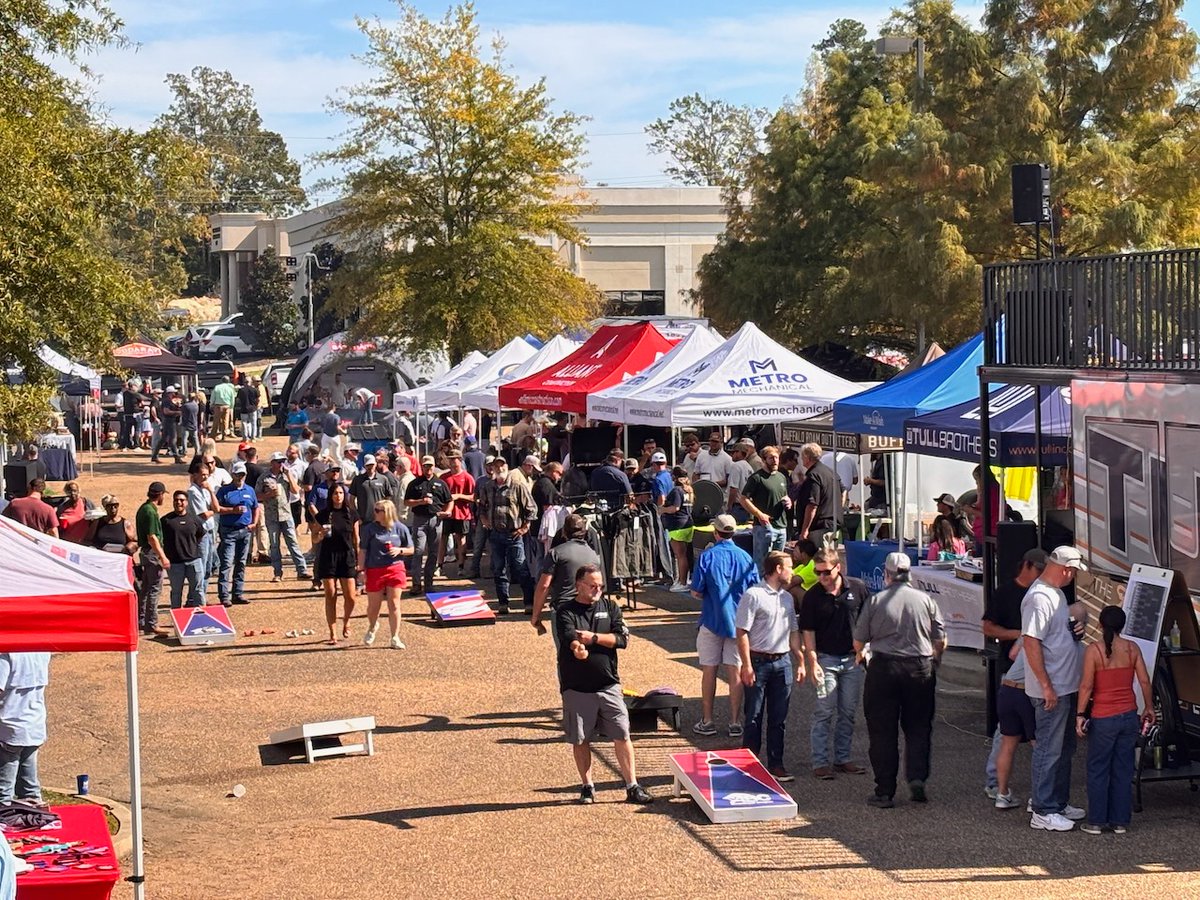 AlliantConst's tweet photo. The #Alliant team enjoyed a great day at the 10th Annual ABC Mississippi Chapter Barbecue! This event gets bigger every year, and we’re proud to be part of such an awesome community that supports and celebrates the construction industry.

#AlliantConstruction #BuildWithUs #ABC https://t.co/v9QeCBQkjr