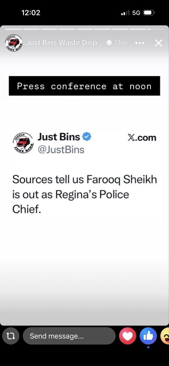 This would be the best news ever <a href="/reginapolice/">Regina Police</a> and then finally put the person into the position who actually deserves it. <a href="/RpsLorilee/">Lorilee Davies</a> deserves to be at the top.  👍🏻👍🏻