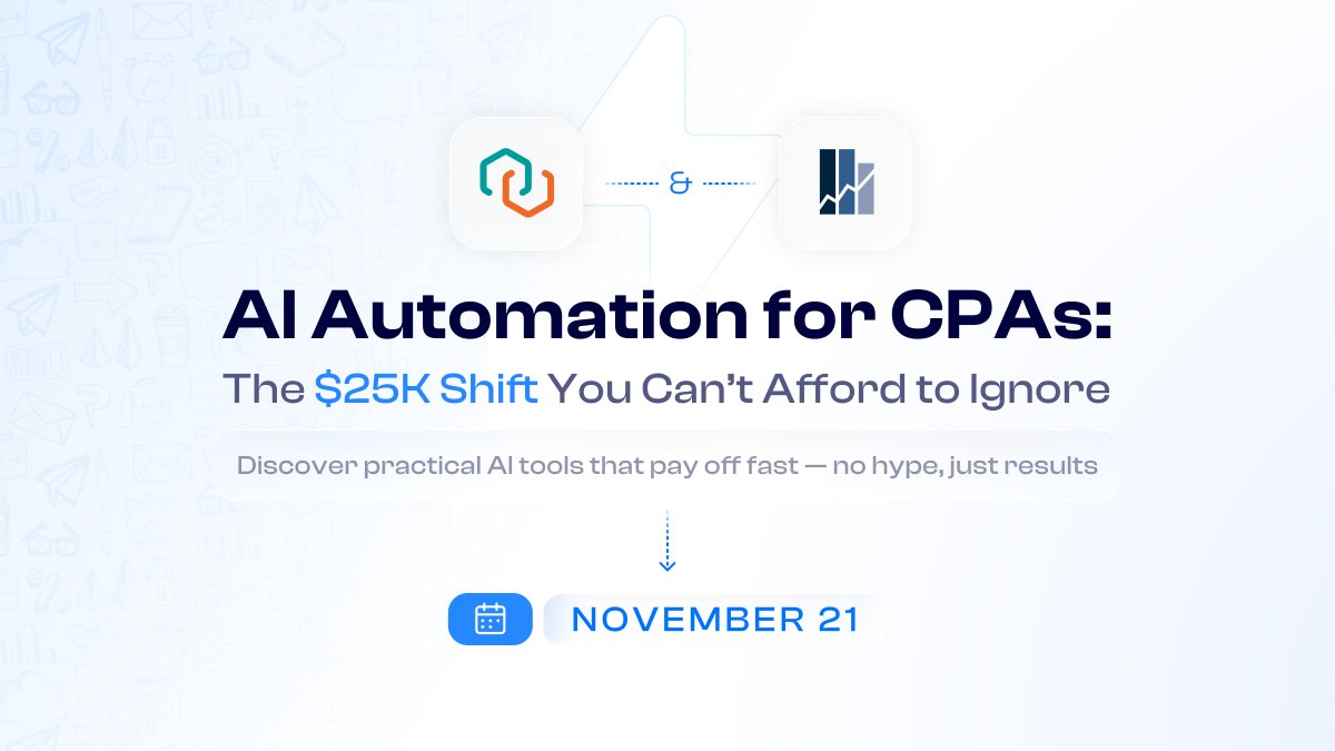 Salt Lake City!
Don't miss an in-person workshop for CPAs. You’ll leave with working automations that save $10K–$25K per employee!

📅 Friday, November 21, 2025
🕗 8:00 AM – 12:00 PM
📍Salt Lake City

Seats are limited — secure your spot now
👉 uacpa.org/cpe/142214ad:a…