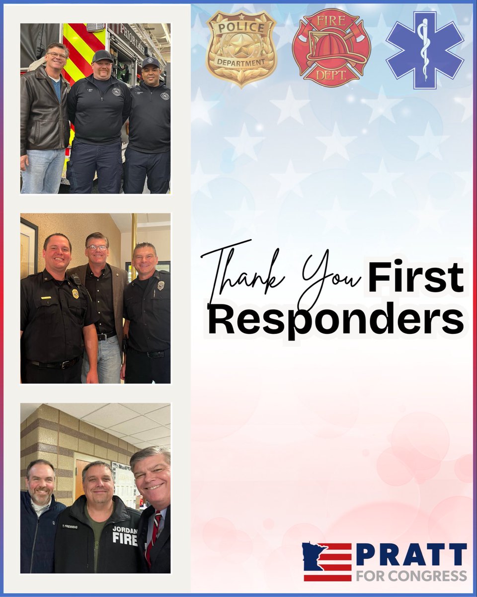 October 28 is National First Responders Day. Our communities are safe because of everyday heroes - the first responders who bravely run towards danger while others run away. Our police officers, EMTs, dispatchers, firefighters - every single one of them is a local hero worth