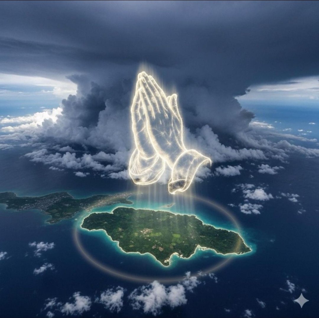 nneysmith's tweet image. Melissa makes landfall.
Pray for Jamaica.   #EyeOnMelissa