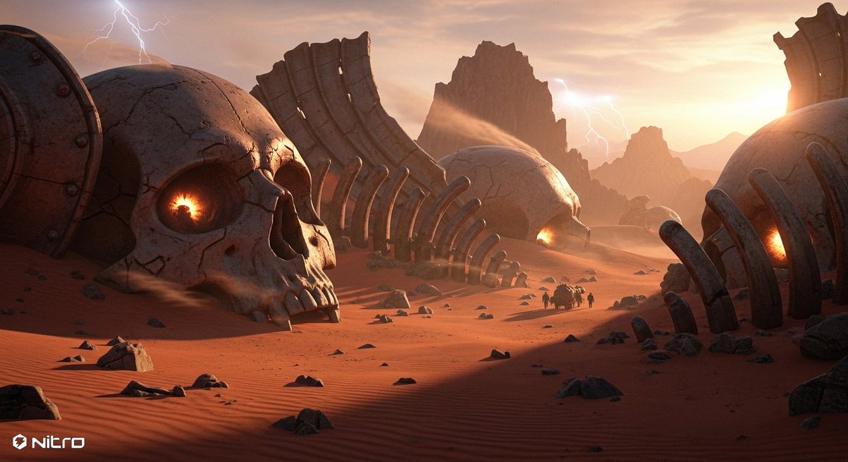 Created with Nitrograph AI ⚙️
Lost titans sleeping under desert suns 🌵
Rust , sand &amp; echoes of giants ⚔️
<a href="/Nitrograph/">Nitrograph</a> #Nitrograph $NITRO