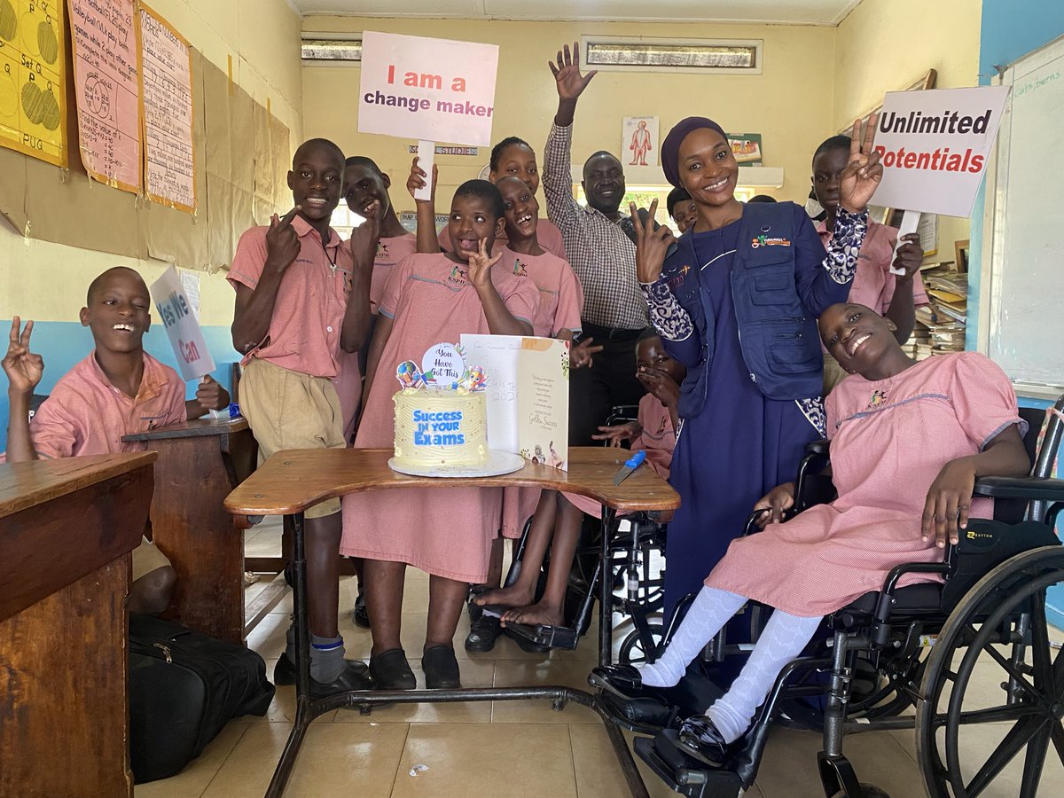 TunawezaO's tweet image. “Inspiring &amp;amp; motivating the future!”@TunawezaO visited Kampala School of the Physical Handicap #KSP to empower &amp;amp; share smiles with 2025 Primary Seven candidates. 
@VictoNalule @mtnug @internatio57878 @SRHRAllianceUg #Inclusion #DisabilityIsNotInability