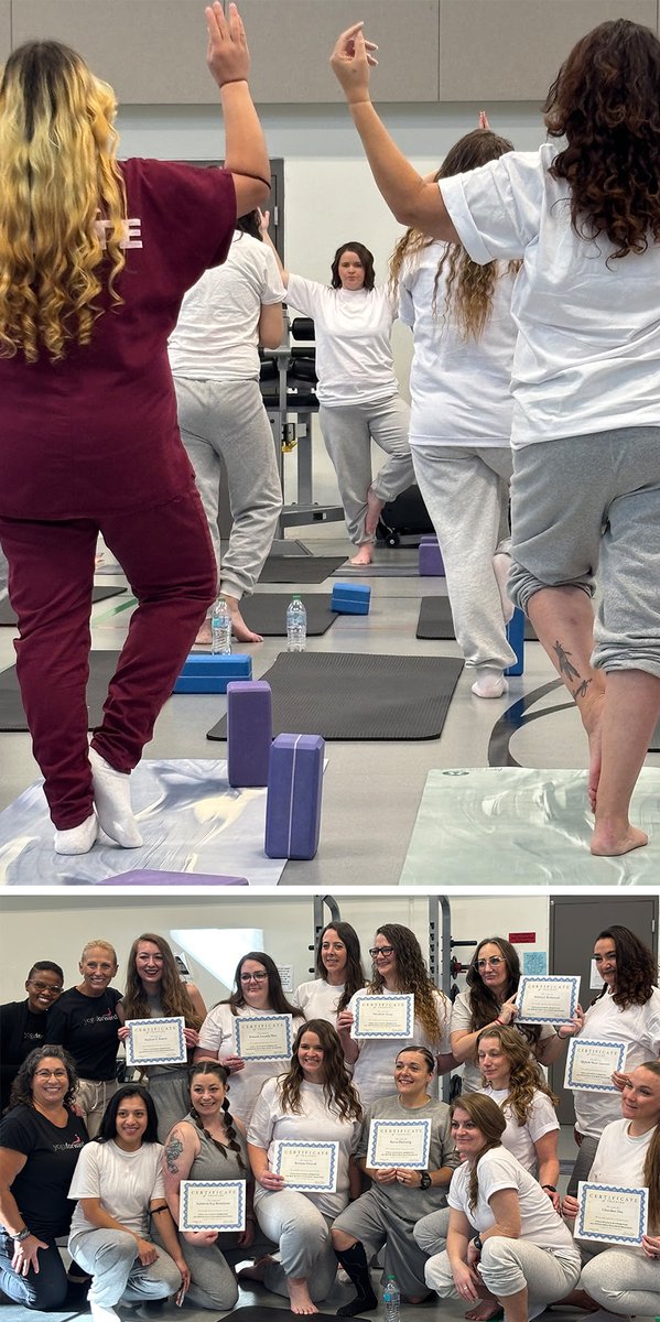 ✨ New Paths: Correctional Facility Students Achieve Yoga Certification!

A group of students at the Utah State Correctional Facility's Dell unit have successfully completed their 200-hour <a href="/yoga/">@yoga</a> instructor certification! 🧘

#UDC #UtahCorrections #Corrections #TransformingLives