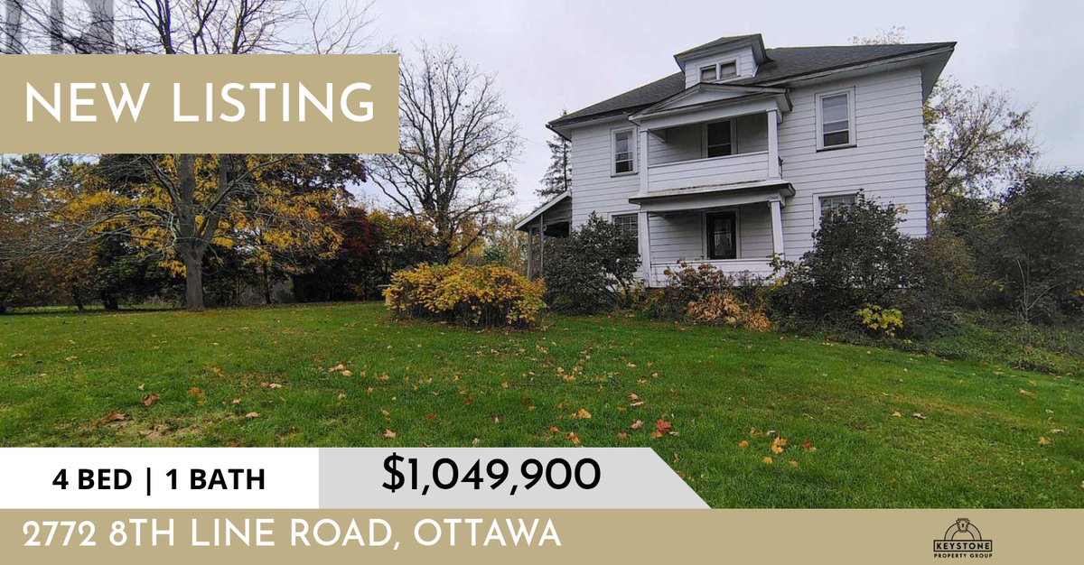 📍 New Listing 📍 Take a look at this fantastic new property that just hit the market located at 2772 8th Line Road in Ottawa. Reach out here or at (613) 265-9300 for more information!

Listed by Francois Tessier

Ian Soucy... homeforsale.at/2772_8TH_LINE_…