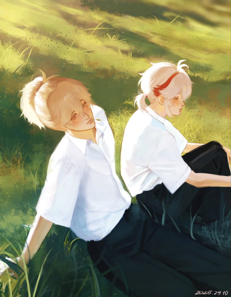 nevaisoverparty's tweet photo. happy kazuha's day 
#友人枫 #tomozuha https://t.co/4HJOLBEmWh