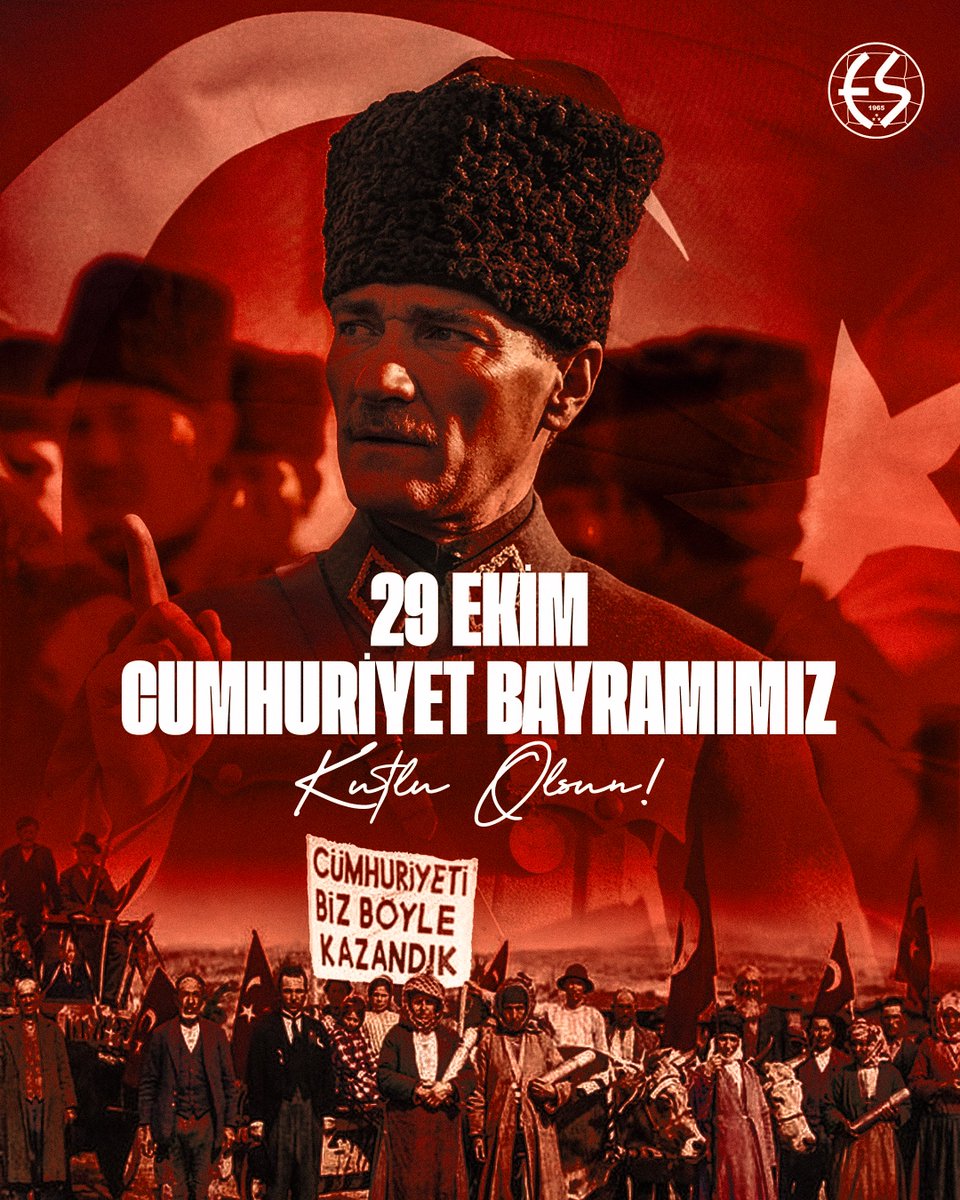 🇹🇷 Türkiye Cumhuriyeti 102 yaşında!

Cumhuriyetimizin ilanının 102. yıl dönümünde, başta Ulu Önderimiz Gazi Mustafa Kemal Atatürk ve silah arkadaşları olmak üzere tüm kahramanlarımızı saygı, özlem ve minnetle anıyoruz. 

29 Ekim Cumhuriyet Bayramımız kutlu olsun. 🇹🇷