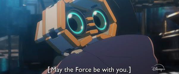 THE NINTH JEDI: CHILD OF HOPE

Studio: Production I.G.

Plot: Pursued by Jedi Hunters, and blasted adrift into space, Kara encounters a seemingly abandoned ship tended to by a mysterious droid.

Directed by: Naoyoshi Shiotani 

English Voice Cast: Kimiko Glenn, Freddie Highmore,