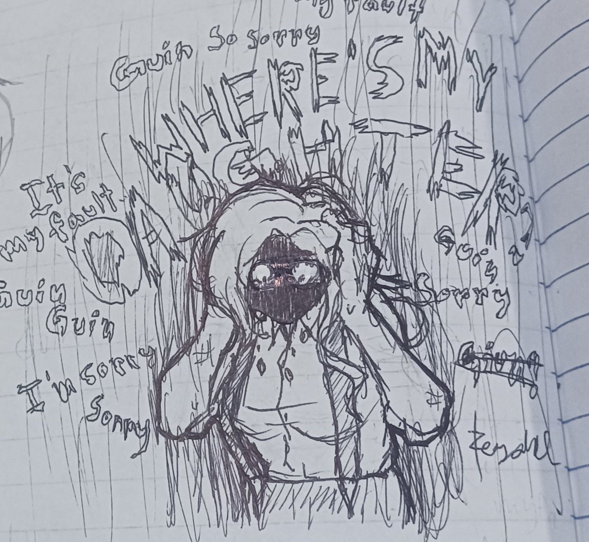 DJ_Shadi608's tweet image. &quot;I&apos;m sorry....&quot;

RTBW doodle hahaha #OSRPblackwell #osrpart #BloodflameArt