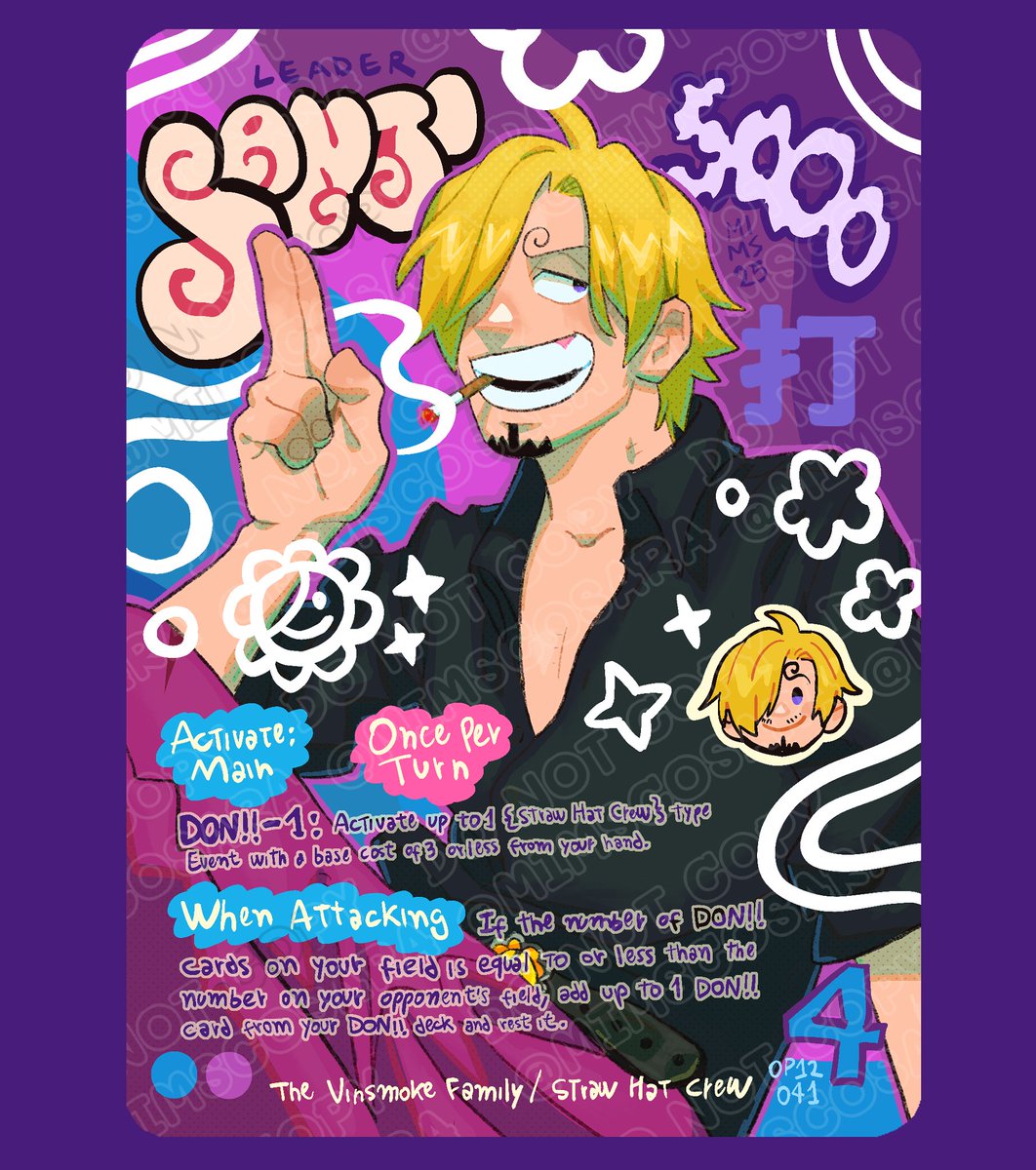 mimscosara's tweet image. SANJI 💙💛🐠

[ sorry for the water mark guys, people stealing my art to print it out there, let's make things a little more difficult ⭐️ ]

Shares are appreciated 💖
.
.
.
#sanji #allblue #strahatpirates #photocard #ONEPIECE #optcg