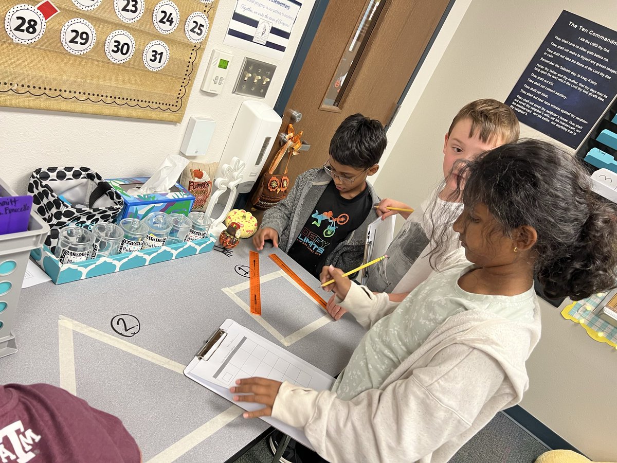 Great Perimeter Challenge! Students are using standard and non- standard units to find the perimeter of polygons. #cockrellchampions