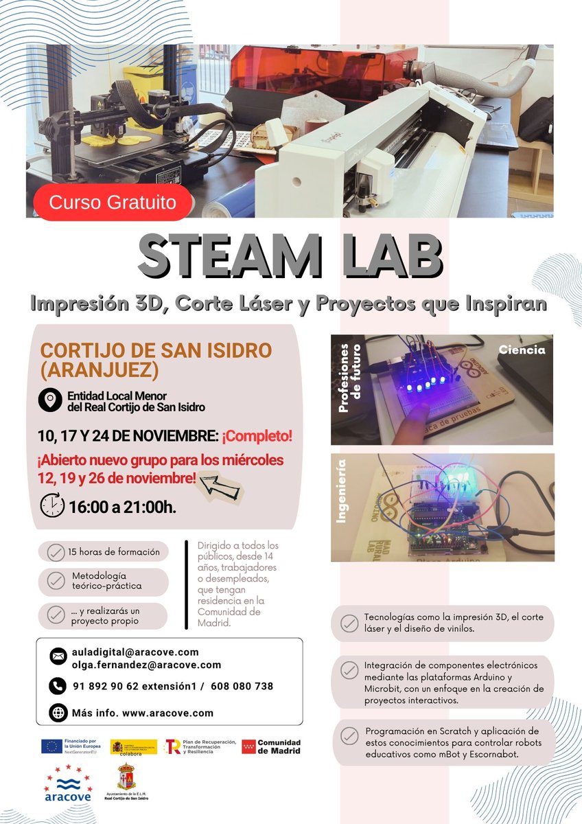 ¡NUEVAS FECHAS PARA ESTE CURSO GRATUITO!
Infórmate