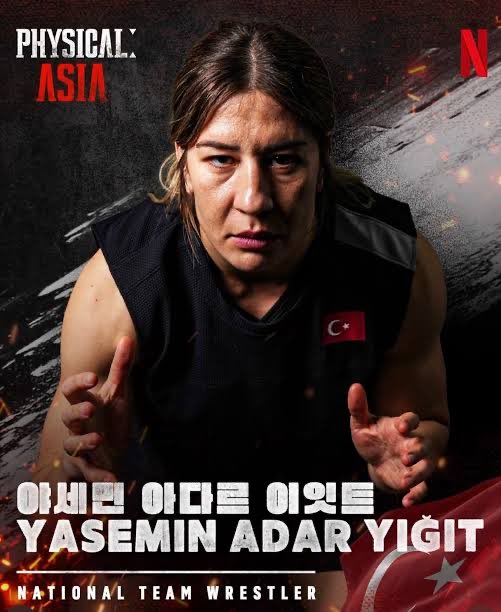 timelapseu's tweet image. Early favorite player:

World champion, wrestler Yasemin from Turkey 👊

#PhysicalAsia