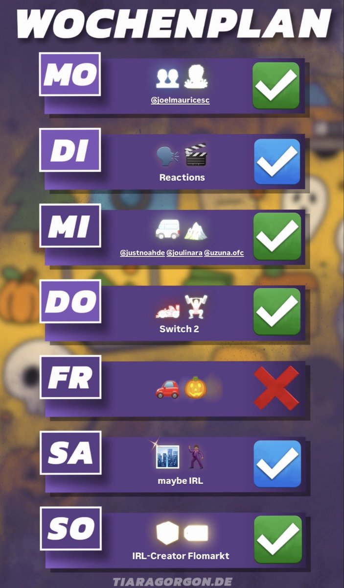 Neue Woche, Tuffe Woche!!
HAB BOCK LETSS GOOO 😮‍💨😮‍💨