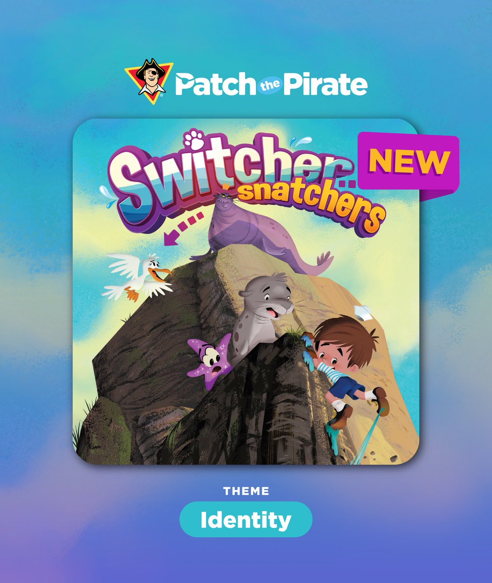 PatchAdventures's tweet image. The new Patch Adventure, Switchersnatchers, is OUT NOW ‼️
Join the Patch crew as they uncover the sneaky plot of the Switchersnatchers and learn that true identity and purpose come only from God.

Listen on the Patch+ app PatchThePirate.org

#NewAdventure #PatchThePirate