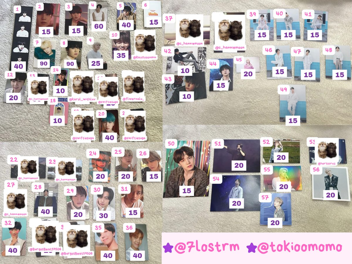 Reajuste no valor 

VENDA BTS 
ceg nacional Nikki: 
By - Comunidade CAT!

Translado:seller>gom>você

pagamentos: taxa por item+valor do item+frete. 

Claim no privado

feedback em:<a href="/7lostrm/">suzy⁷</a> e <a href="/tokioomomo/">juno</a>

Feedback obrigatório!
