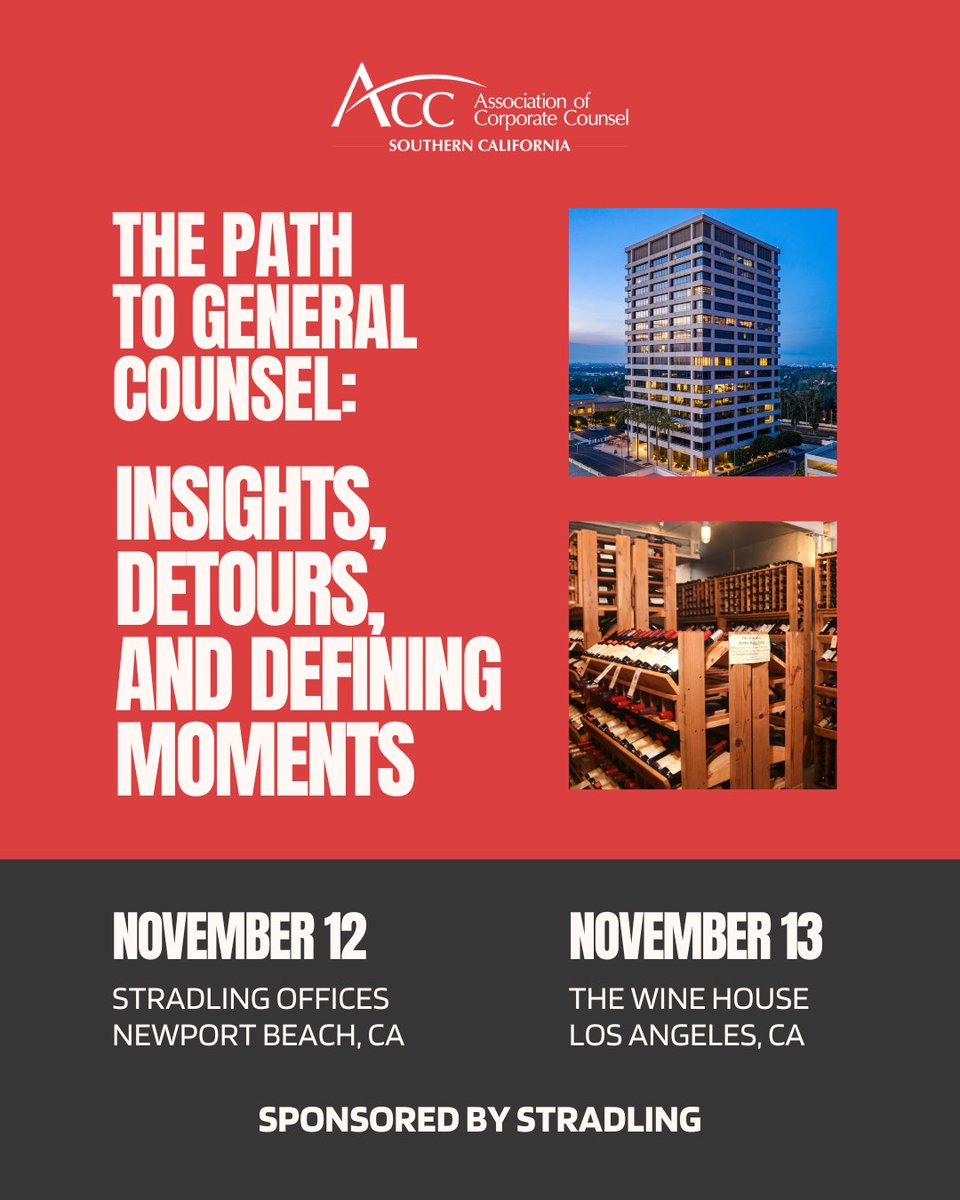The Path to General Counsel – Insights, Detours, and Defining Moments

In this inspiring panel, accomplished GCs will share the pivotal moments, unexpected turns, and lessons learned that propelled their careers forward.