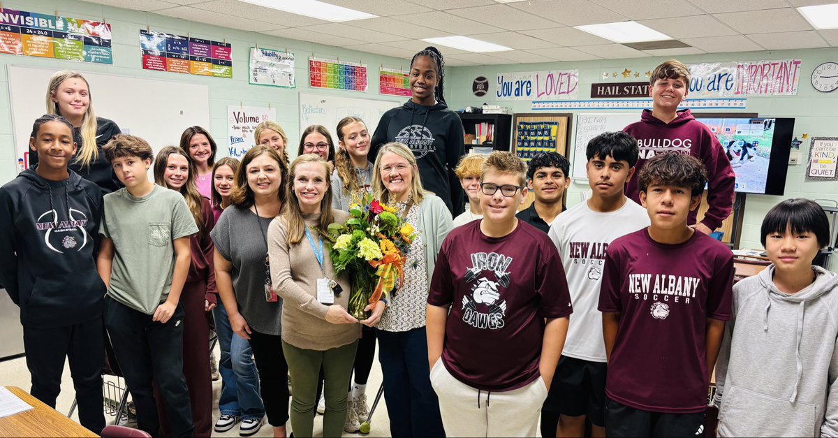 Congratulations to Mrs. Anna Creekmore for being named the NAMS Teacher of the Year!