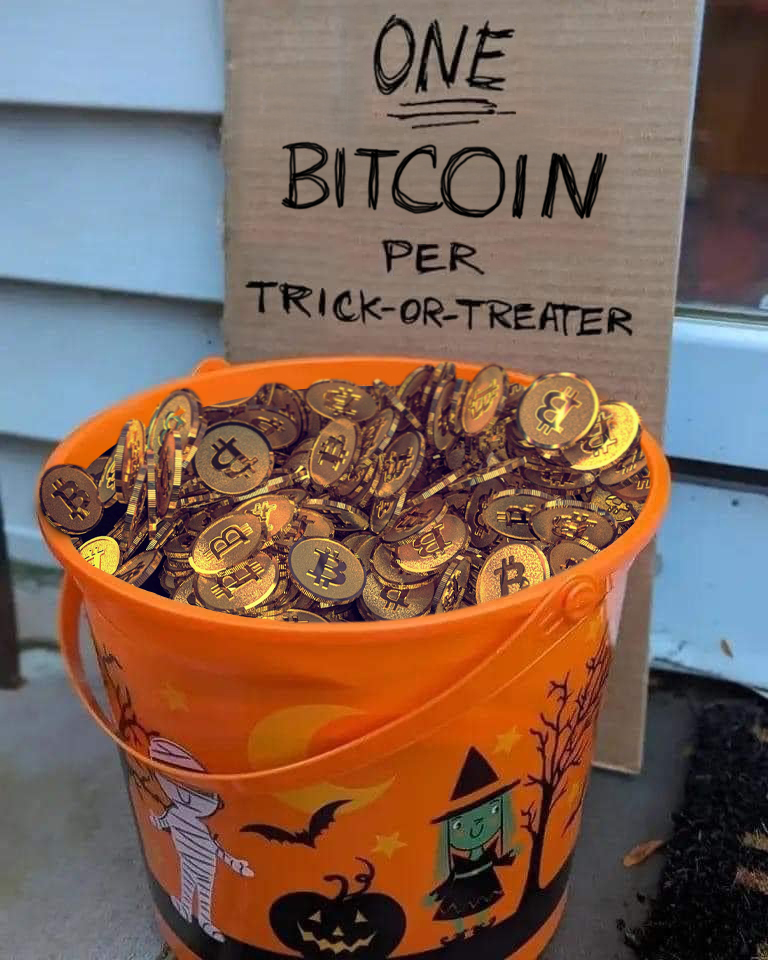 Only one Bitcoin per Child 😂