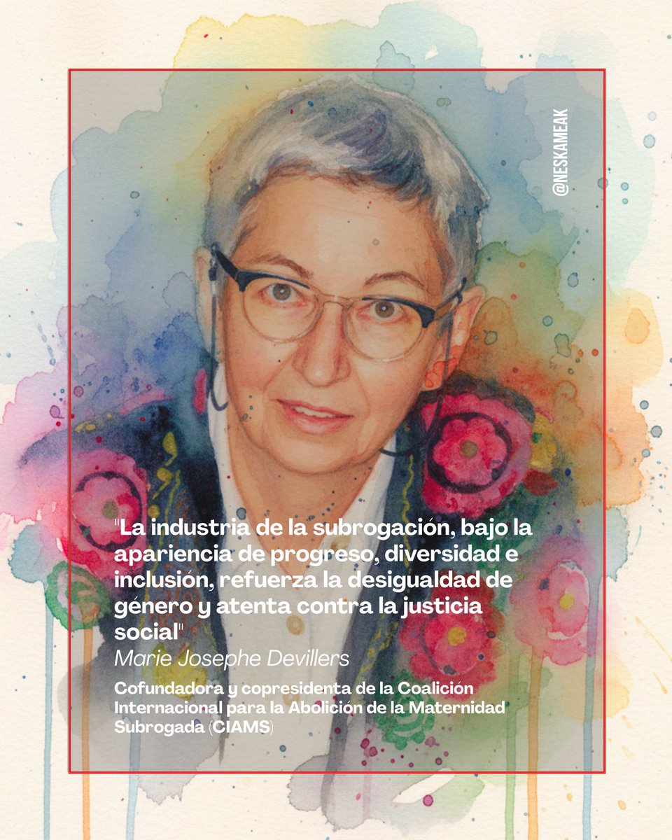 Las feministas seguimos y seguiremos luchando contra cualquier forma de explotación y violencia contra las mujeres venga de donde venga.
Gracias a todas las que lo hacéis cada día sin esperar nada a cambio.

#StopSurrogacyNow
#LasMujeresNoSeUsan 
#NoEsFicciónEstáPasando