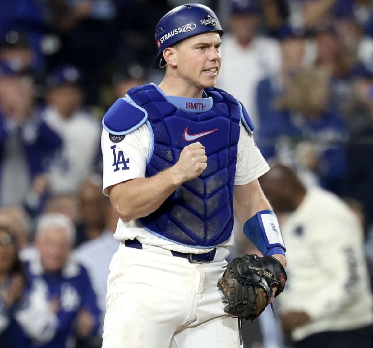 Also, can we talk about Will Smith catching 18 INNINGS last night?!?