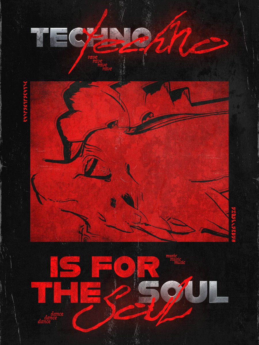 another quick n dirty practice poster, will probably make some more so I have some stuff to hang up in my venue