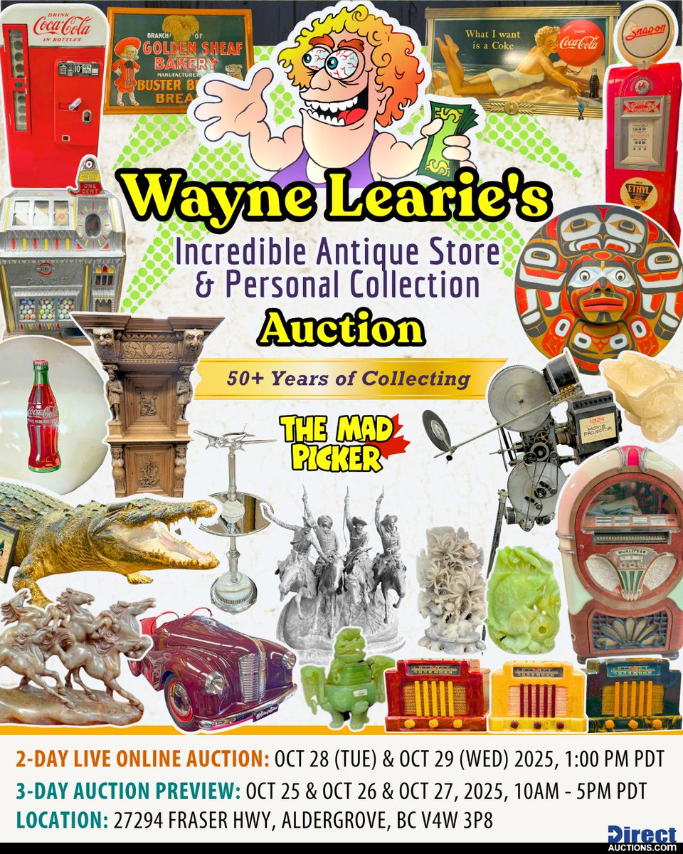 This is today! Bid Here: bid.directauctions.com/Wayne-Learie-s…