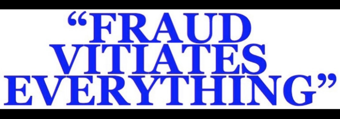 <a href="/AGPamBondi/">Attorney General Pamela Bondi</a> <a href="/RepJamesComer/">Rep. James Comer</a> <a href="/GOPoversight/">Oversight Committee</a> Fraud vitiates everything!