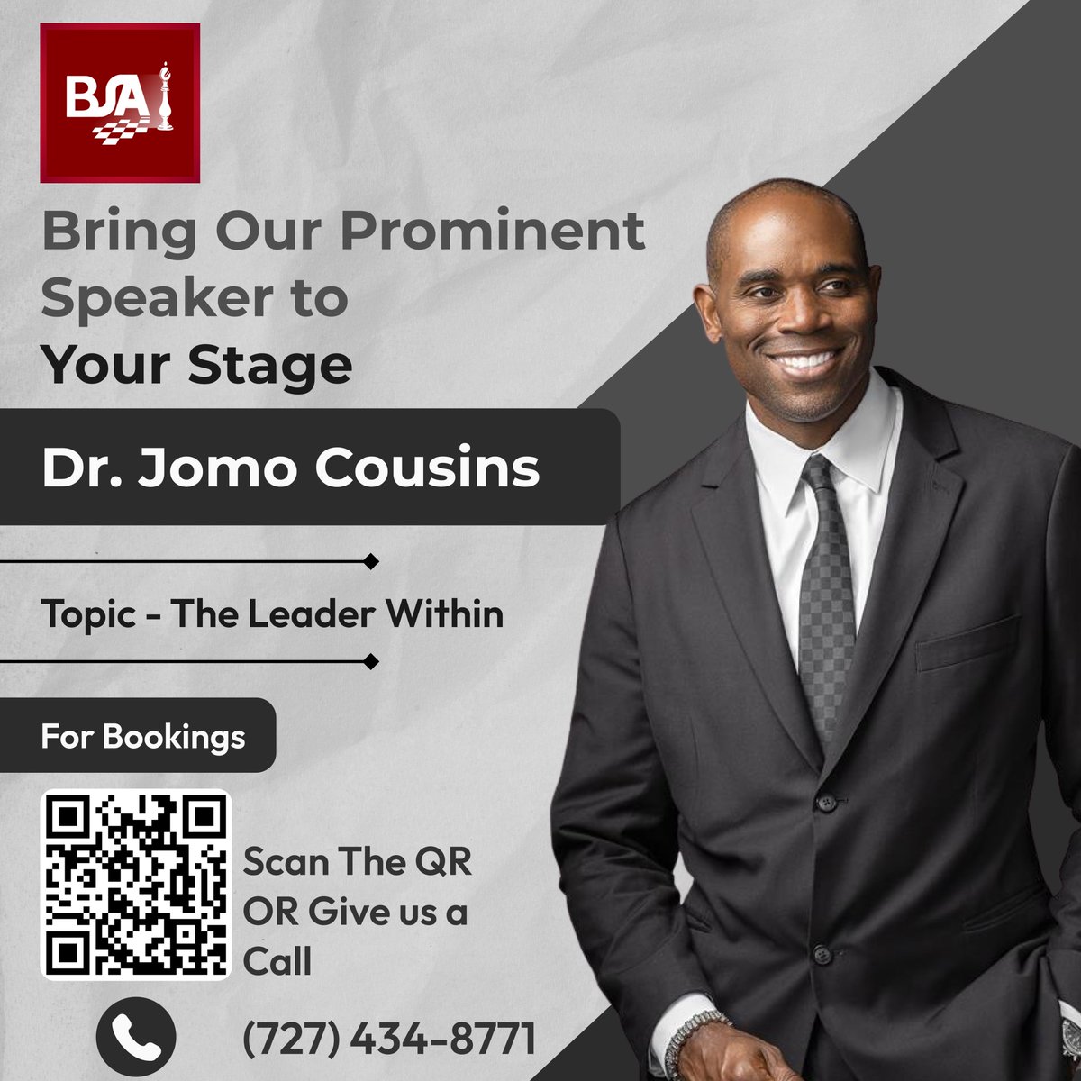 cstein2011's tweet photo. Dr. Cousins is the Pastor of Love First Christian Center in Florida.  He is a former NFL player and has an amazing gift as a very relatable speaker with a powerful story to tell.  Reach out to the BSA Speakers Bureau to book him for your next big event in the US or abroad! https://t.co/GfVsEQtORR