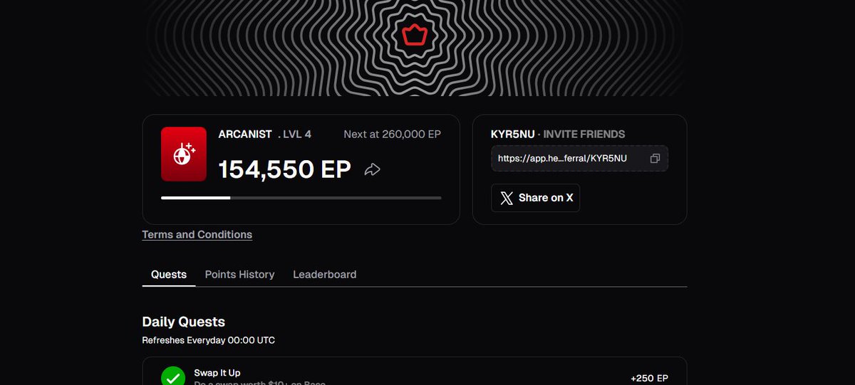 Daily Elsa AI quests: COMPLETE. ✅ 

Leaderboard: 1600 and climbing. 🚀 

Current Level: ARCANIST! 🧙‍♂️  

So hyped to hit this rank. Next stop: LUMINARY. ✨ 

Attaching my progress below! What level are you at? Let's get these points, <a href="/HeyElsaAI/">HeyElsa</a> ! 

Join here :