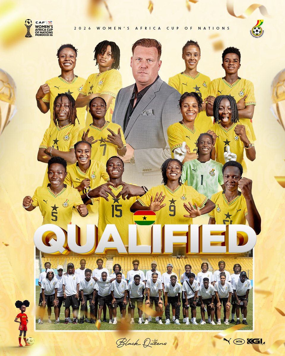 🤩See you in Morocco 2026 ✈️ 

#ShineBlackQueens✨ 
#WAFCONQualifiers