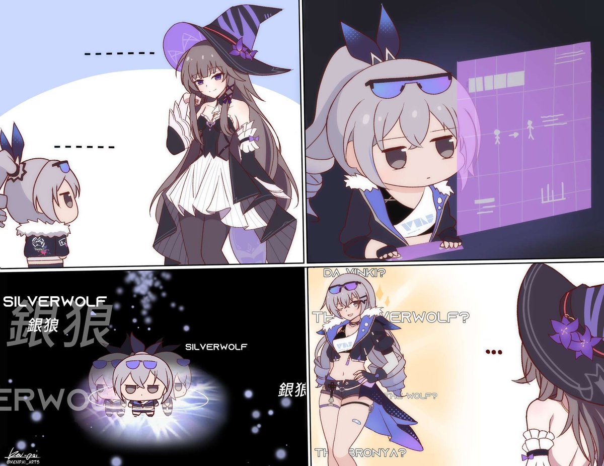 kenpai_arts's tweet image. My SP SilverWolf prediction is getting closer..
